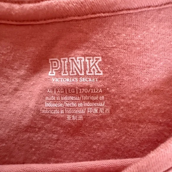 Bundle of 5 PINK Victoria's Secret Short Sleeve Tees - Picture 4 of 7